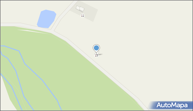 Golczowice, Leśna, 13, mapa Golczowice