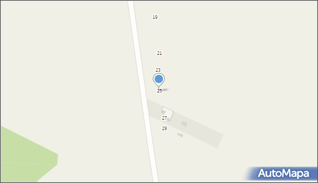 Golice, Leśna, 25, mapa Golice