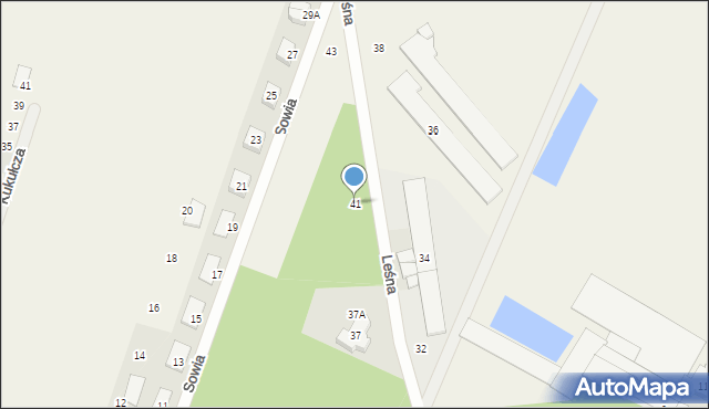Gołuski, Leśna, 41, mapa Gołuski