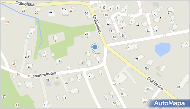 Gorlice, Lenartowiczów, 2, mapa Gorlic