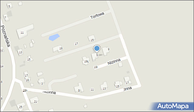Gorzów Wielkopolski, Leszczynowa, 7, mapa Gorzów Wielkopolski