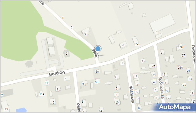 Gozdowo, Leśna, 2, mapa Gozdowo