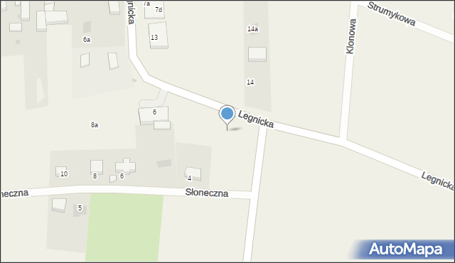 Grębocice, Legnicka, 6c, mapa Grębocice