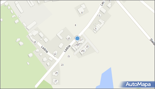 Gruszczyn, Leśna, 17C, mapa Gruszczyn