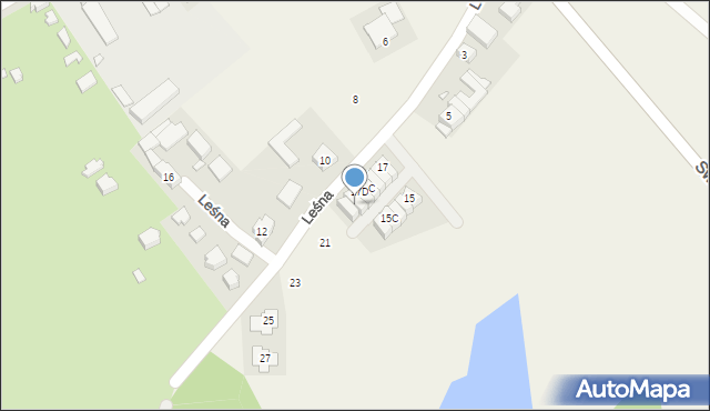 Gruszczyn, Leśna, 19, mapa Gruszczyn