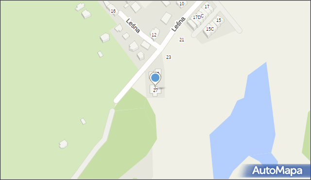 Gruszczyn, Leśna, 27, mapa Gruszczyn