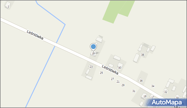 Grzymałków, Leśniówka, 37, mapa Grzymałków