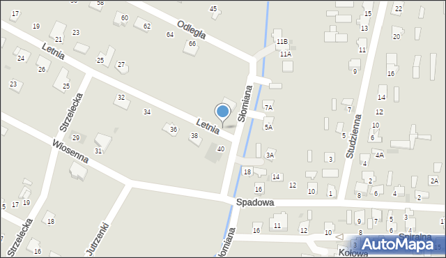 Hajnówka, Letnia, 35, mapa Hajnówka