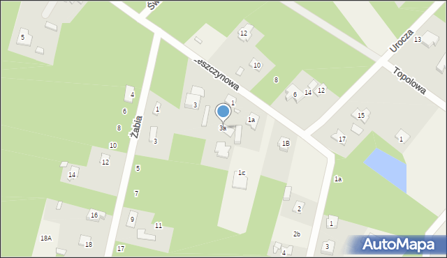 Henryków-Urocze, Leszczynowa, 3a, mapa Henryków-Urocze