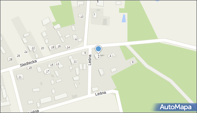 Hołubla, Leśna, 2, mapa Hołubla