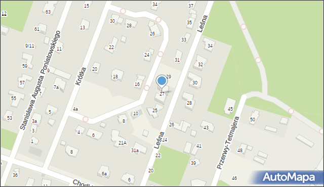 Izabelin C, Leśna, 27, mapa Izabelin C