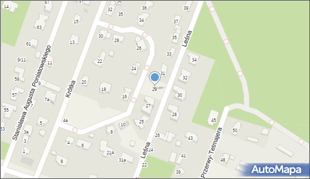 Izabelin C, Leśna, 29, mapa Izabelin C