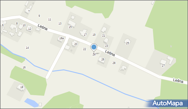 Jankowice, Leśna, 24, mapa Jankowice