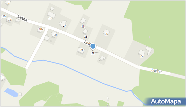 Jankowice, Leśna, 28, mapa Jankowice