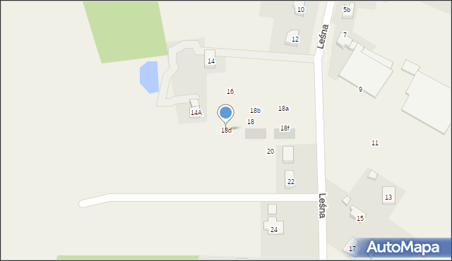 Jankowice, Leśna, 18d, mapa Jankowice
