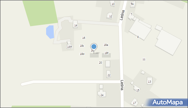 Jankowice, Leśna, 18e, mapa Jankowice