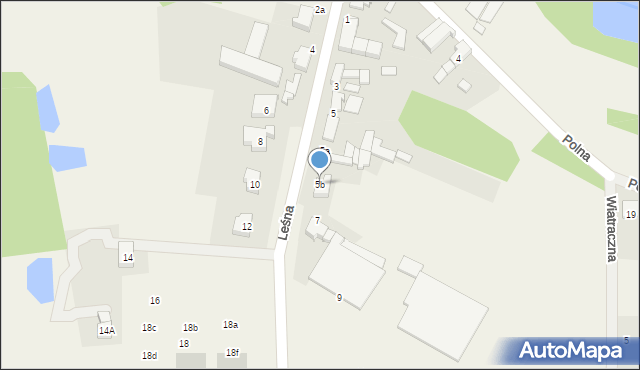 Jankowice, Leśna, 5b, mapa Jankowice
