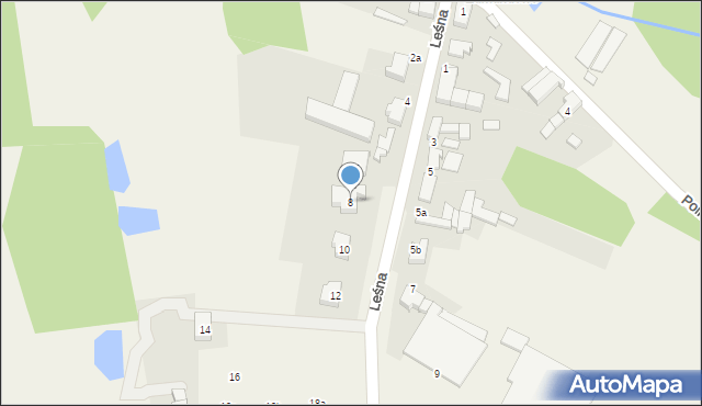 Jankowice, Leśna, 8, mapa Jankowice