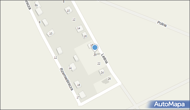 Januszkowice, Leśna, 20, mapa Januszkowice