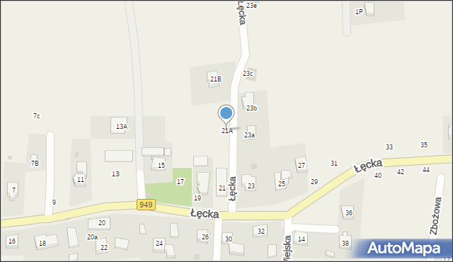 Jawiszowice, Łęcka, 21A, mapa Jawiszowice
