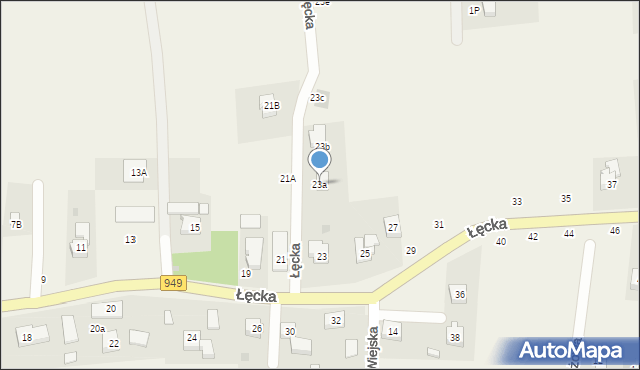 Jawiszowice, Łęcka, 23a, mapa Jawiszowice