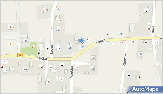 Jawiszowice, Łęcka, 29, mapa Jawiszowice