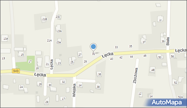 Jawiszowice, Łęcka, 31, mapa Jawiszowice