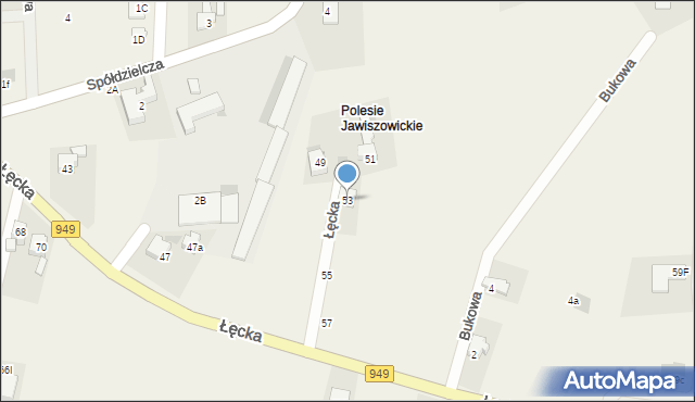 Jawiszowice, Łęcka, 53, mapa Jawiszowice
