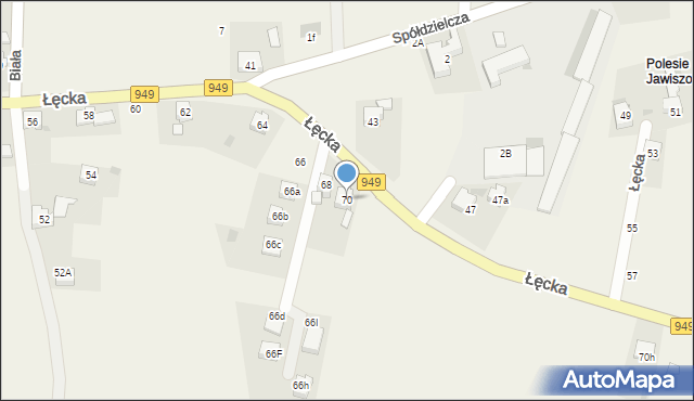 Jawiszowice, Łęcka, 70, mapa Jawiszowice