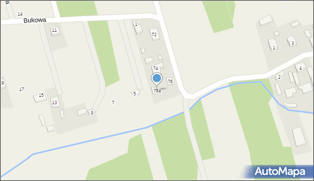 Jedlicze B, Letniskowa, 76a, mapa Jedlicze B