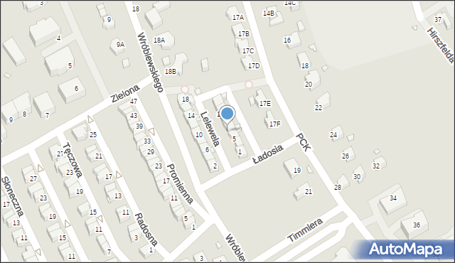 Jelenia Góra, Lelewela Joachima, 7, mapa Jelenia Góra