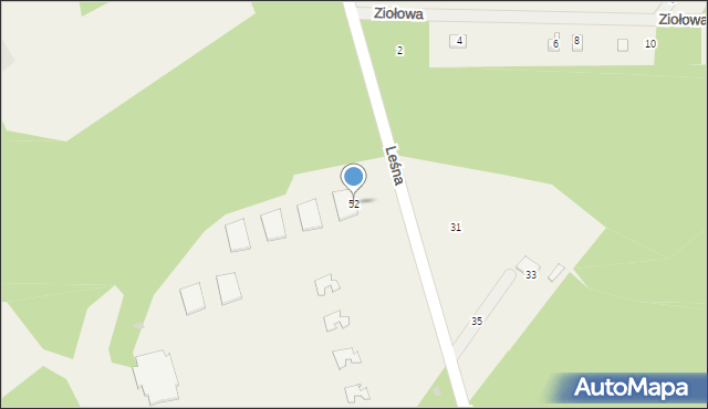 Joachimów-Mogiły, Leśna, 52, mapa Joachimów-Mogiły