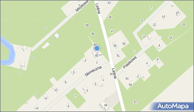 Joachimów-Mogiły, Leśna, 62, mapa Joachimów-Mogiły