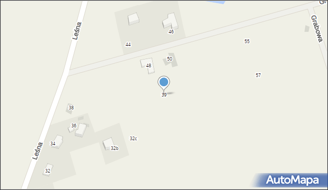 Jonkowo, Leśna, 39, mapa Jonkowo