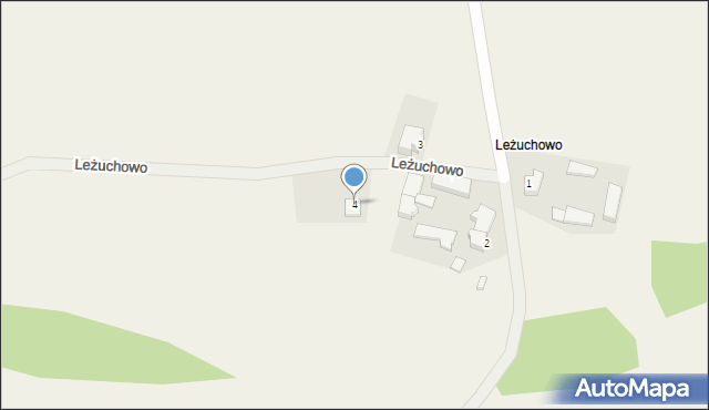 Kalisz, Leżuchowo, 4, mapa Kalisza