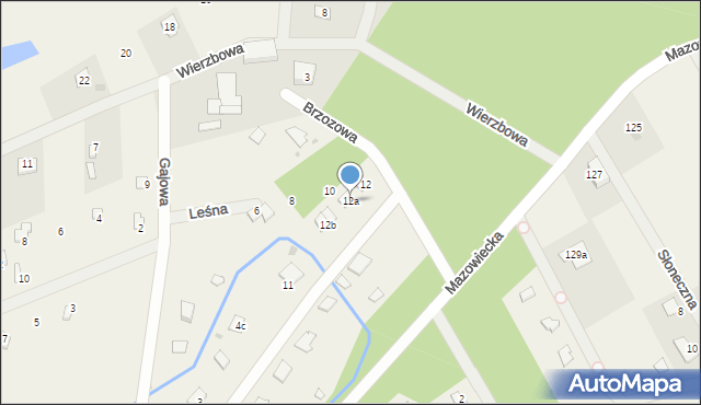 Kamieńczyk, Leśna, 12a, mapa Kamieńczyk