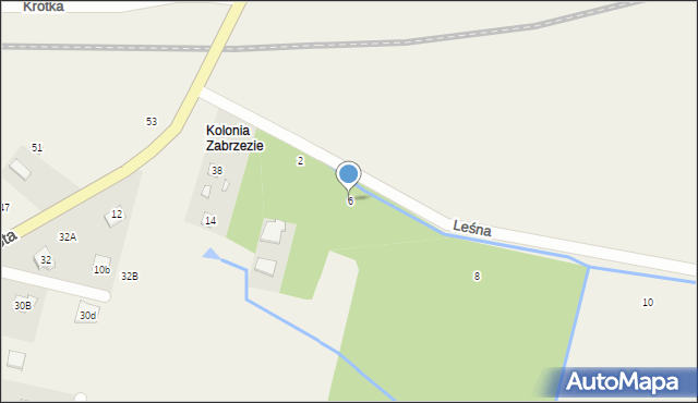 Kamionka, Leśna, 6, mapa Kamionka