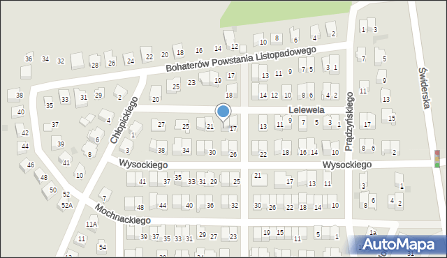 Karczew, Lelewela Joachima, 19, mapa Karczew