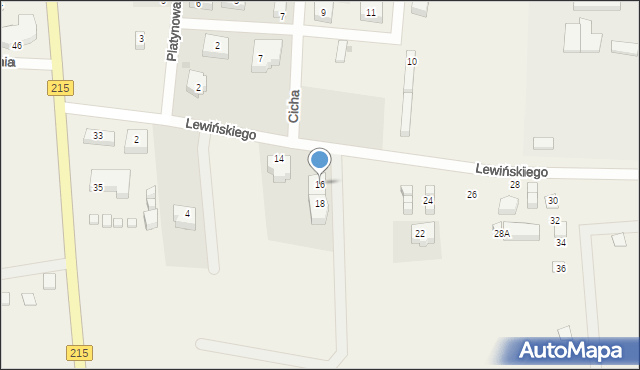 Karwia, Lewińskiego B., ks., 16, mapa Karwia