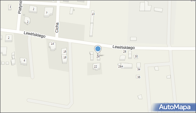 Karwia, Lewińskiego B., ks., 24, mapa Karwia