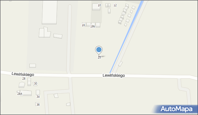 Karwia, Lewińskiego B., ks., 25, mapa Karwia