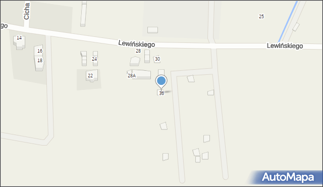 Karwia, Lewińskiego B., ks., 36, mapa Karwia