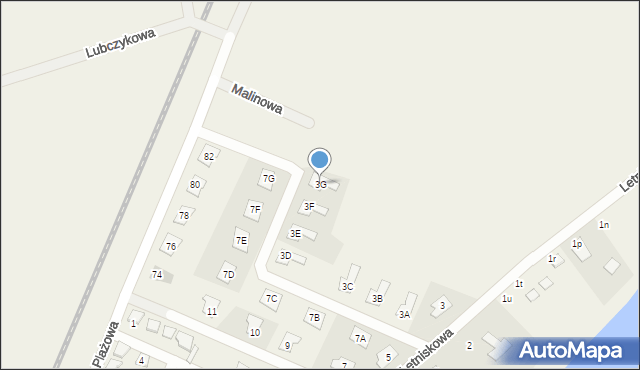 Kobylec, Letniskowa, 3G, mapa Kobylec