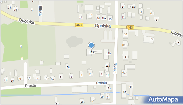 Kolonowskie, Leśna, 13A, mapa Kolonowskie