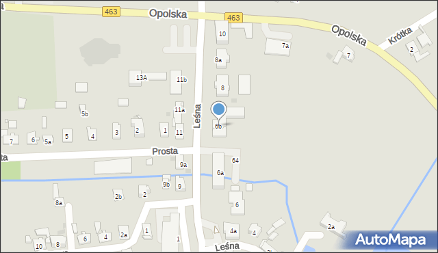 Kolonowskie, Leśna, 6b, mapa Kolonowskie