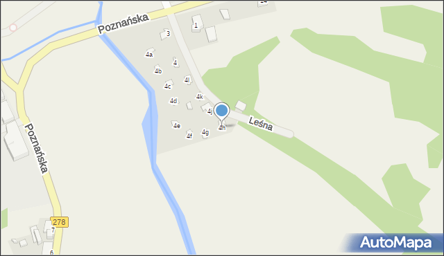 Konotop, Leśna, 4h, mapa Konotop