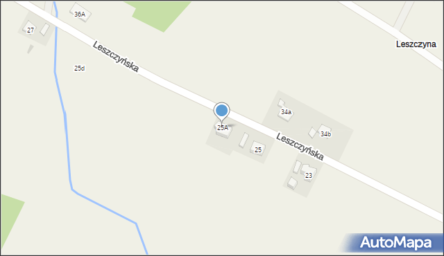 Korczyna, Leszczyńska, 25A, mapa Korczyna