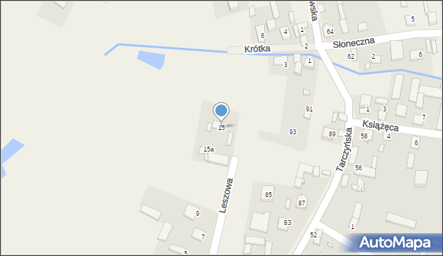 Kotorydz, Leszowa, 15, mapa Kotorydz