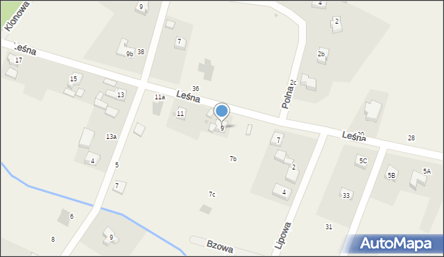 Kotowice, Leśna, 9, mapa Kotowice