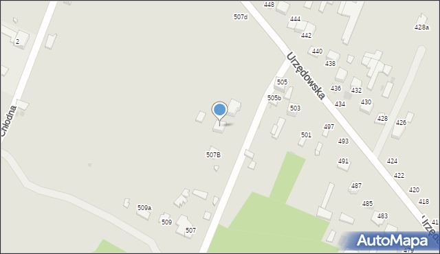 Kraśnik, Letnia, 10, mapa Kraśnik